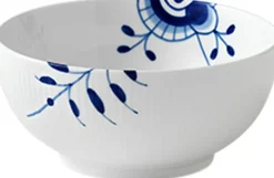 Royal Copenhagen Blå Mega Riflet 110 cl. skål