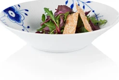 Royal Copenhagen Blå Mega Riflet 24 cm. dyb tallerken