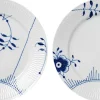 Blå Mega Riflet 2-pak Tallerkner 27cm no 2>Royal Copenhagen Clearance