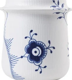 Blå Mega Riflet vinkøler, 21,5 cm.>Royal Copenhagen Discount