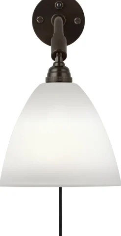 Gubi BL7 Wall Lamp - Ø16 - Black Brass base