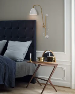 Gubi BL5 Wall Lamp 16 all brass parts/charcoal black shade Sale