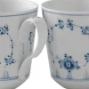 Blue Fluted Plain Cup 37cl 2PK>Royal Copenhagen New