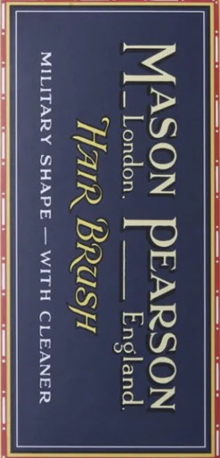 Mason Pearson B1M - Large Extra Military Dark Ruby