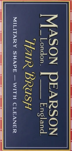 Mason Pearson BN2M - Junior Military Dark Ruby Outlet