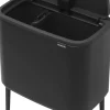 Brabantia Bo Touch Bin 11 + 23 ltr. Hot