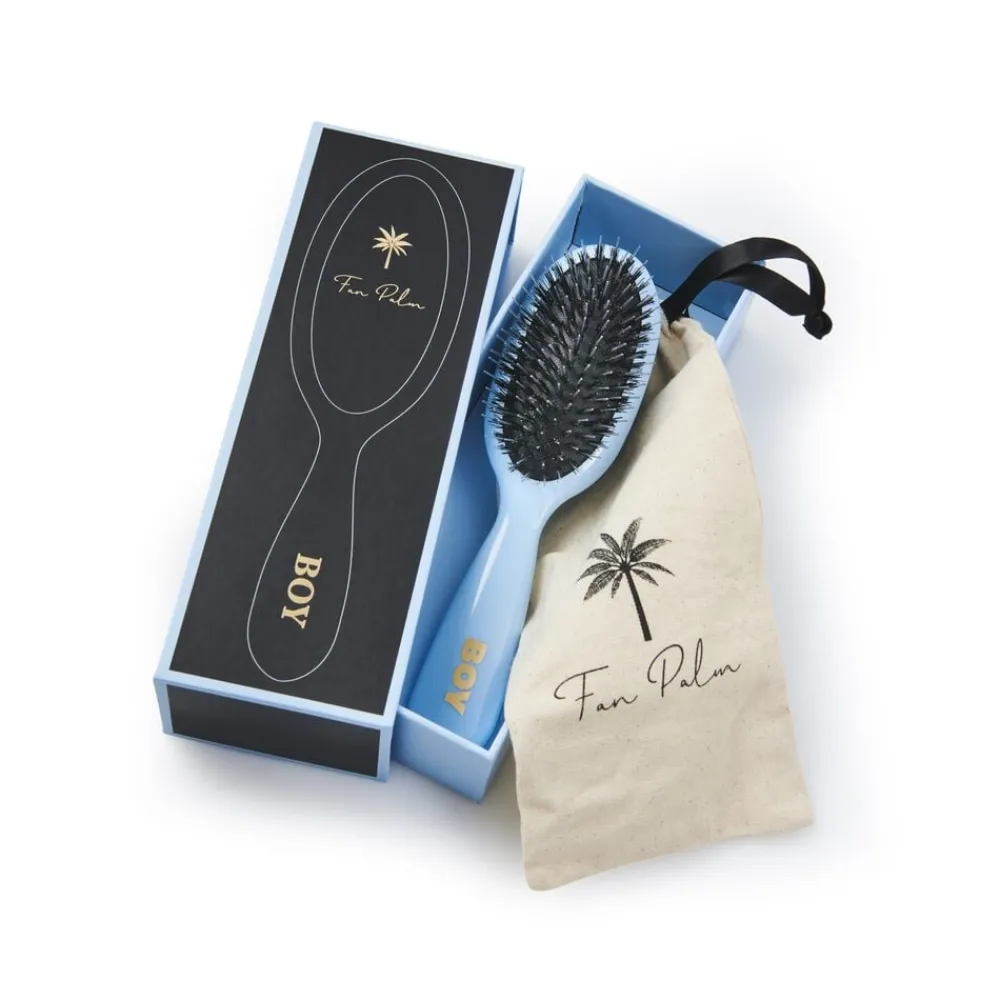 Boar- & Nylon Brush blue ""boy"" small>Fan Palm Best