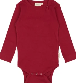 PETIT PIAO Body L/S Modal Jet red Hot