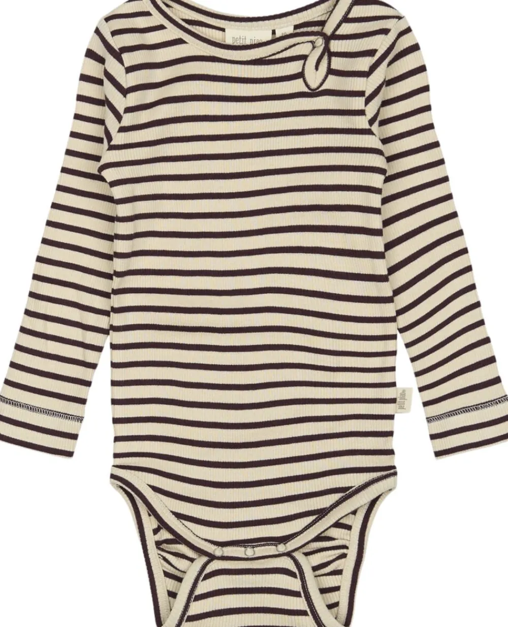 Børn PETIT PIAO Body L/S Modal Striped