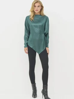 NÜ Denmark Boel Blouse Petrol green Outlet