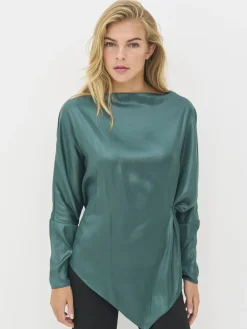 NÜ Denmark Boel Blouse Petrol green Outlet