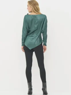 NÜ Denmark Boel Blouse Petrol green Outlet