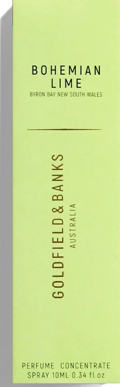 Goldfield & Banks BOHEMIAN LIME Perfume Travel Spray 10 ml New