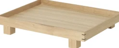 Bon Wooden Tray Small - Oak>Ferm Living Online