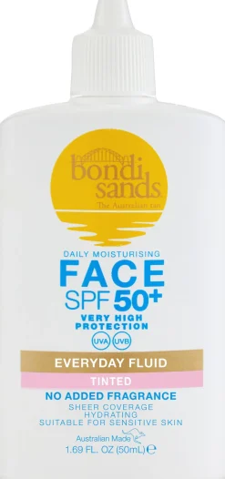Bondi Sands Spf 50+ Everyday Tinted Face Fluid 50 ml New