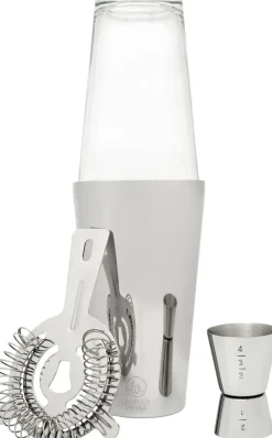 Leopold Vienna Boston barsæt 4 dele stål 0,45 liter