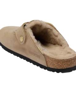 Birkenstock Boston BB Shearling LEOI Tabacco Br LAF Tabacco brown New