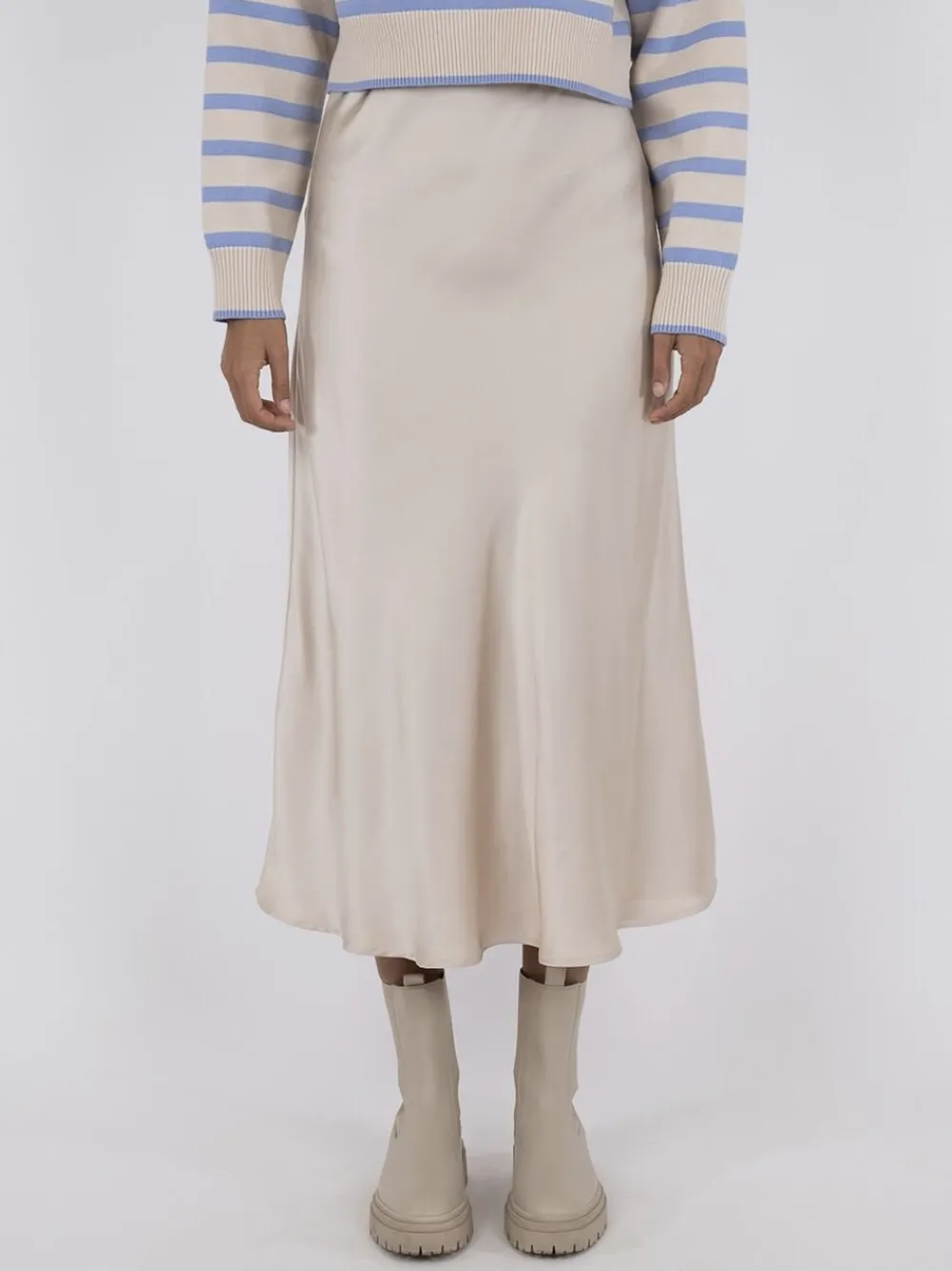 Neo Noir Bovary Skirt Champagne Discount