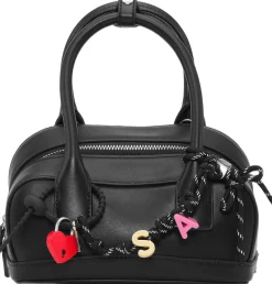 SUI AVA Bowling Bag w. Charms Black Best