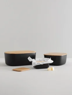 BOX-IT brødkasse L 23 cm black><noscript><img width=