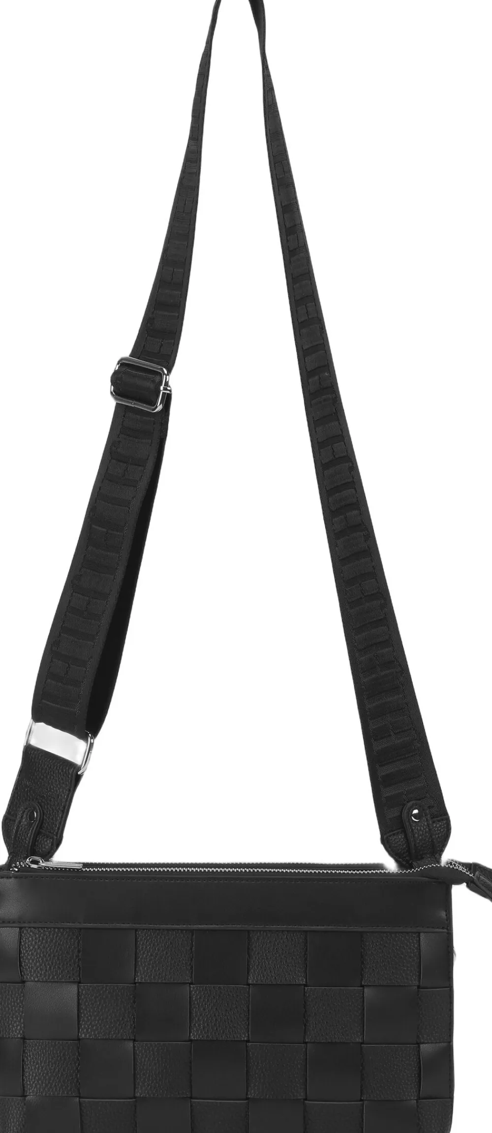 ILSE JACOBSEN Braided Cross-Body Black New