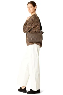 ILSE JACOBSEN Braided Cross-Body Chocolate brown Sale
