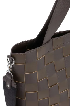 Dame ILSE JACOBSEN Braided Cross-Body Shopper