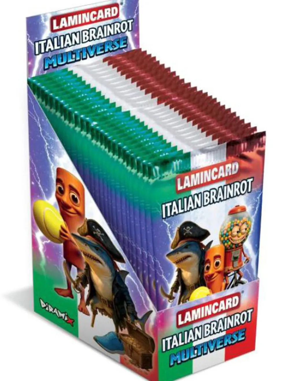 Børn Legetøj Brainrot Cards w2, 5 cards