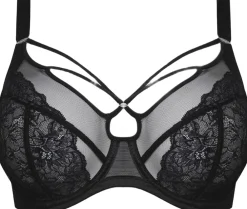 Elomi BRIANNA UW PLUNGE BRA Black New