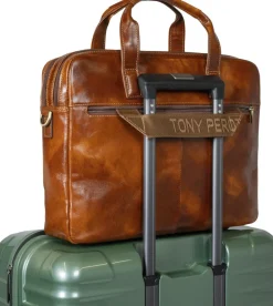 Tony Perotti Briefcase Cognac Best
