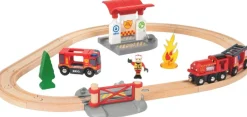 Børn Brio Togsæt m/brandmandstema