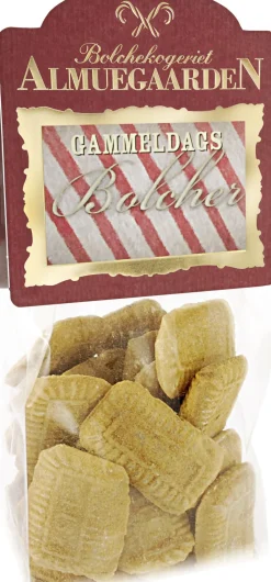Almuegaarden Brystsukker bolcher med smag af ren sød lakrids