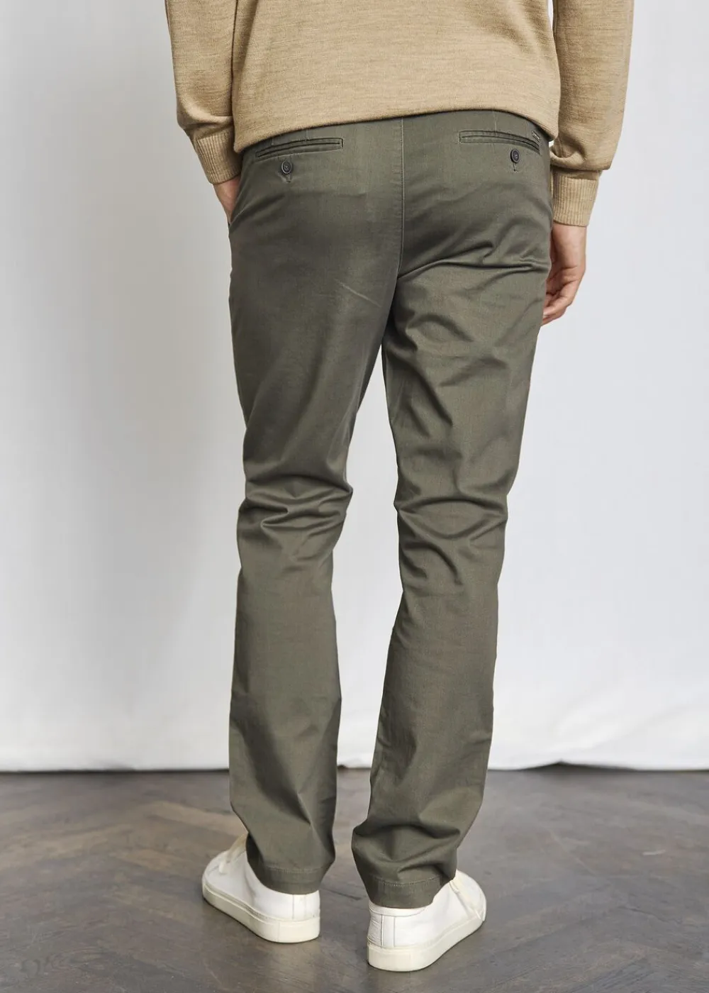 Bruun & Stengade BS Malik Regular Fit Chinos Army Online
