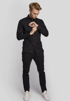 Bruun & Stengade BS Miles Slim Fit Shirt Sort New