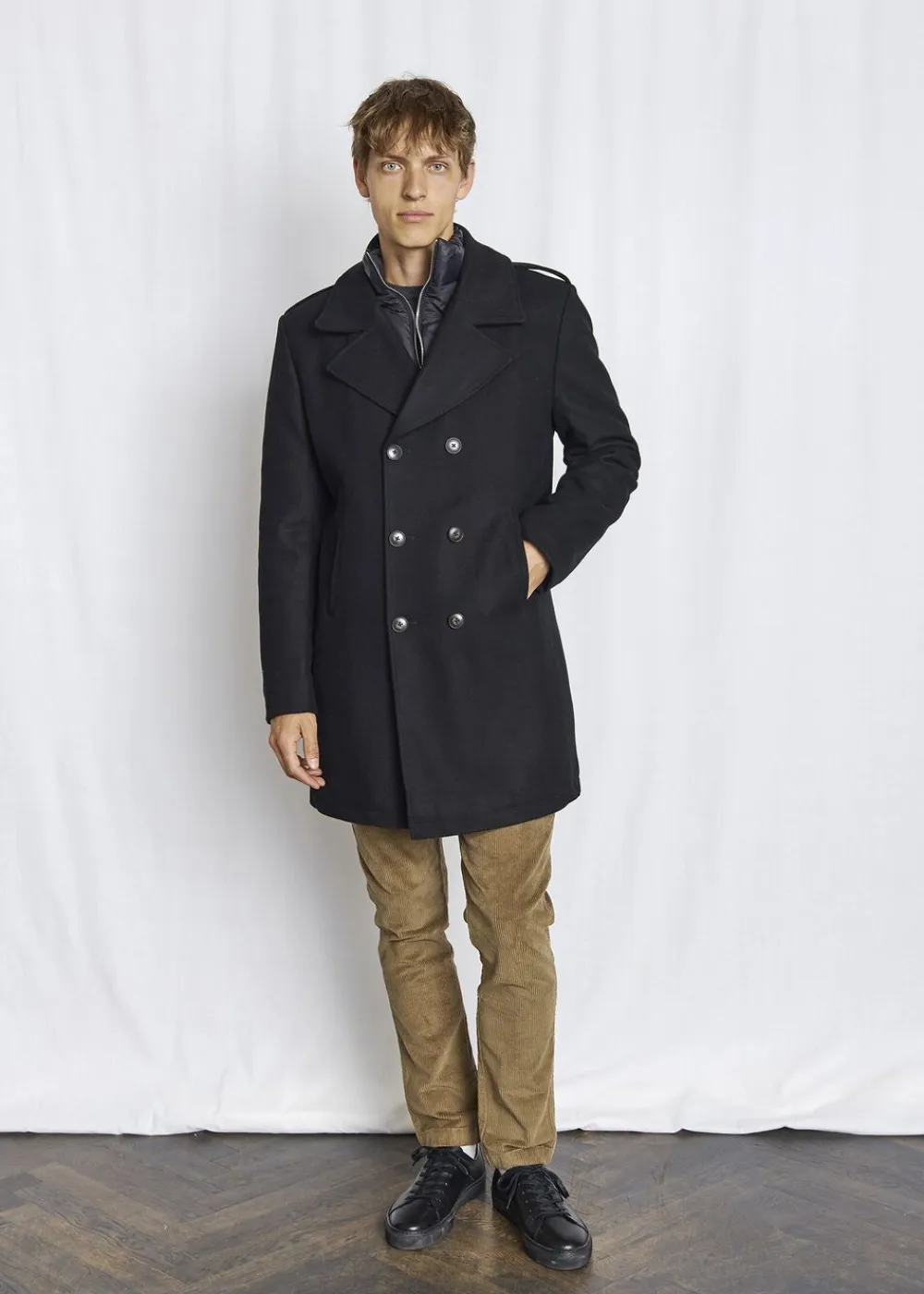 Bruun & Stengade BS Nelson Slim Fit Coat Black Clearance