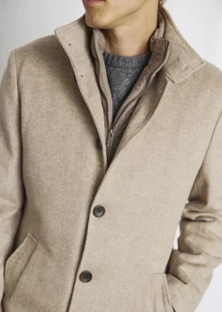 Bruun & Stengade BS Ontario Slim Fit Coat Light brown New