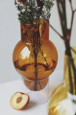 Studio About BUBBLE TUBE, LARGE, AMBER/ROSE, 90270A