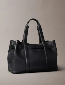 BUCKLE MEDIUM TOTE>Calvin Klein New