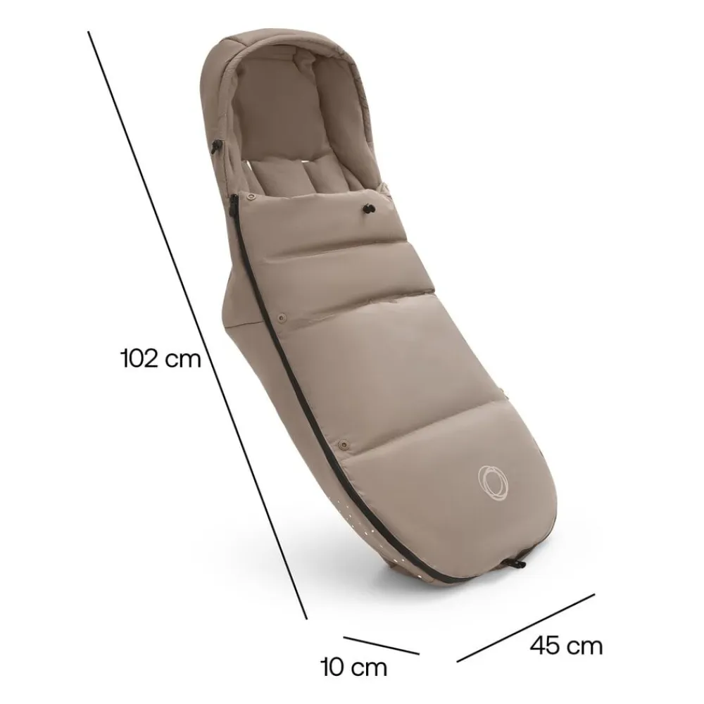Bugaboo performance winter footmuff DUNE TAUPE Clearance