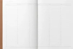 Business Notesbog med dagsplan og mødereferat, lys grå><noscript><img width=