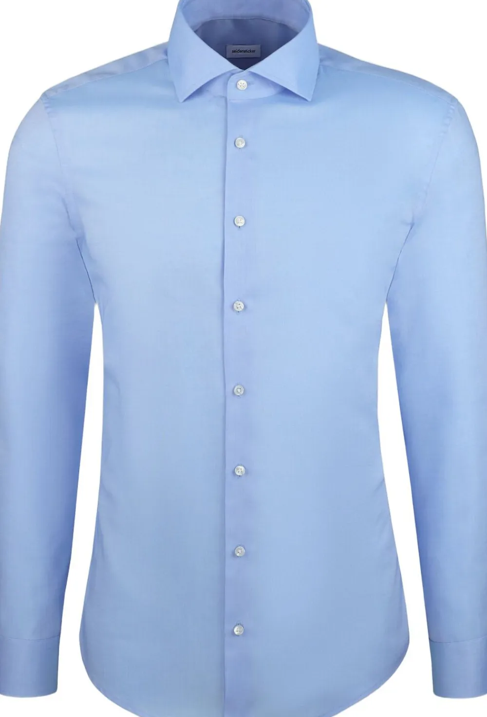 Seidensticker Business shirt Slim 1/1 Kent-Collar Uni Blue Discount