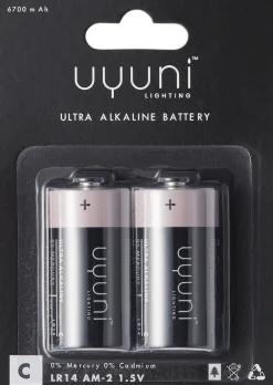 C Battery, 1,5V, 6700 mAh - 2 pack>Uyuni Best