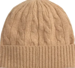 Dame Polo Ralph Lauren Cable-Knit Wool-Cashmere Beanie