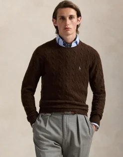 Polo Ralph Lauren Cable-Knit Wool-Cashmere Sweater