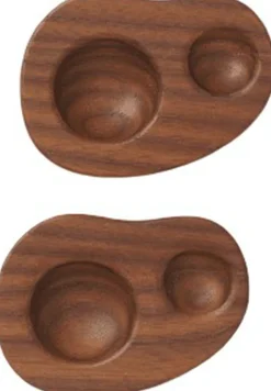 Ferm Living Cairn Egg Holder - Set of 2 - Dark Brown Outlet