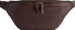 Markberg Camdenmbg Bum Bag, Soft Vint. Chocolate brown w/br. gold Clearance