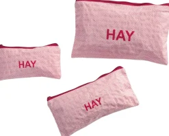 Hay Candy Mono Wash Bag-Flat Set of 3-L Best