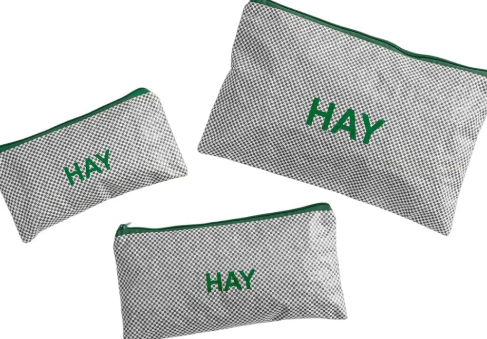 Dame Hay Candy Mono Wash Bag-Flat Set of 3-G