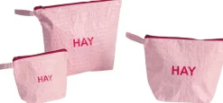 Hay Candy Mono Wash Bag-Wash Set of 3-L New