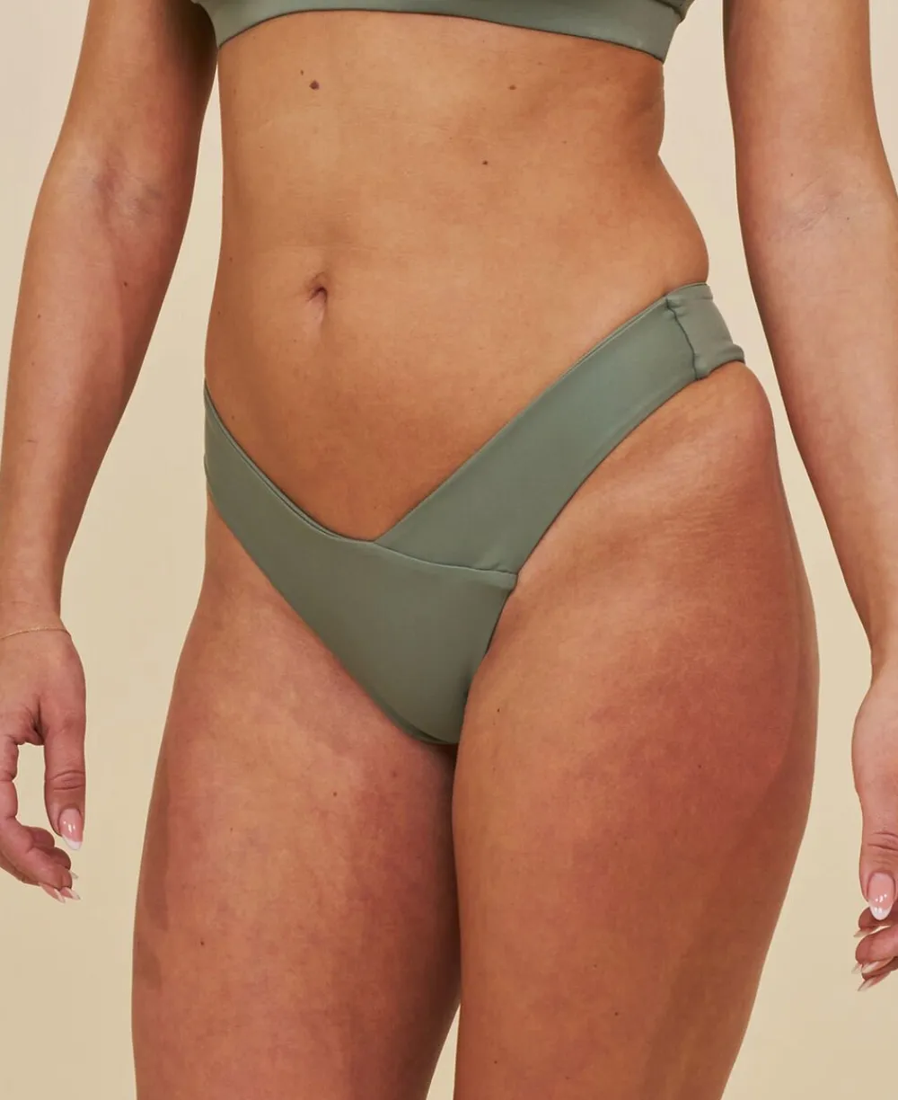 Cartel Copenhagen Canggu V-formet bikini underdel Army